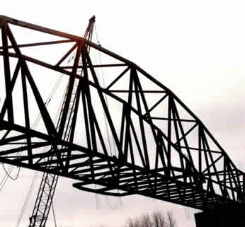 Hawrelak Park Bridge Steel Structure