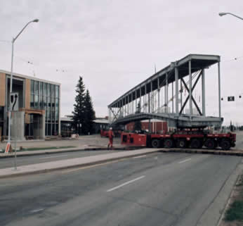 NAIT HP Centre moving bridge