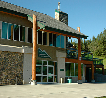 Snow Valley Lodge side view