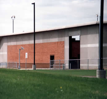 Ft. Saskatchewan Correctional Centre - security fence vehicle entry
