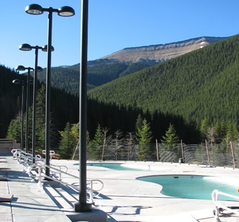 Miette Hot Springs pools