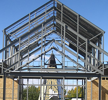 St. Joseph's Catholic Church steel frame